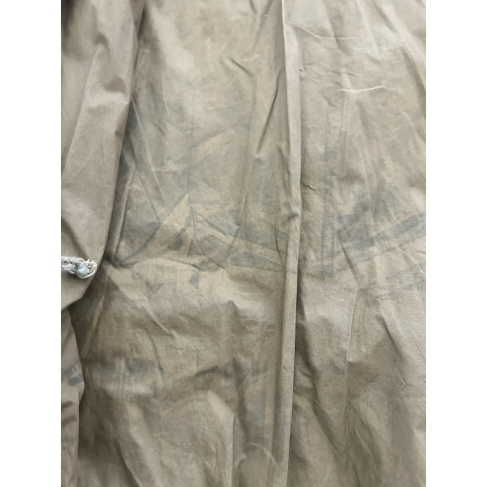 Vtg Banana Republic Safari Field Jacket Mens L Patina Leather Adventure Outdoor - Picture 9 of 11